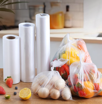 ถุงคงความสด PE ปากแบน เกรดอาหาร