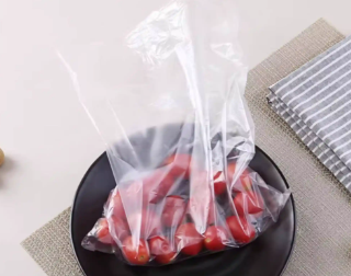 ถุงคงความสด PE ปากแบน เกรดอาหาร