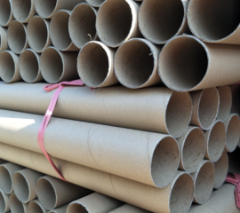 Tubes en papier industriels enduits de PE, imperméables et résistants à la charge lourde