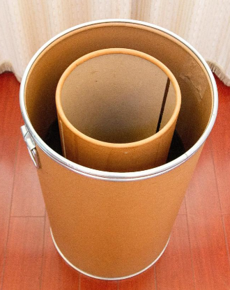 Tube de papier d'emballage de qualité alimentaire sécurisé