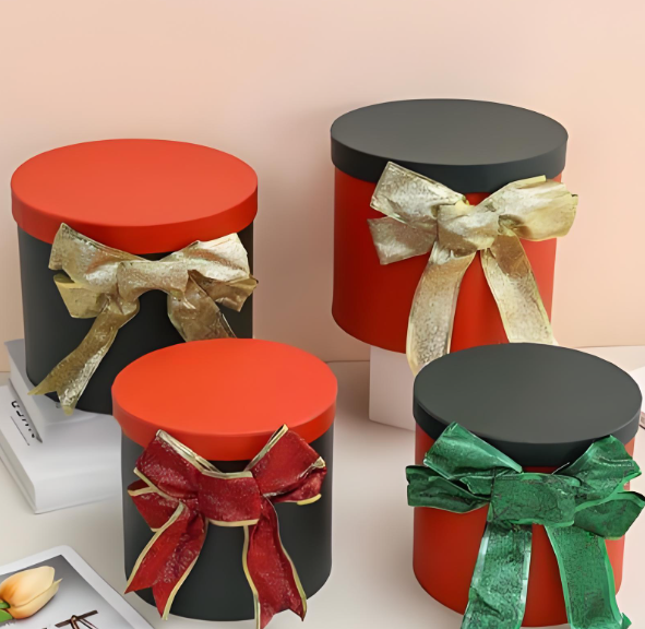 หลอดกระดาษบรรจุของขวัญตกแต่ง