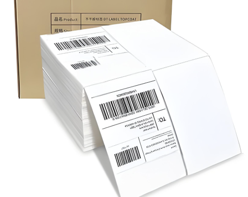 Roll Kertas Label Termal Kode QR dengan Kecepatan Pemindaian Tinggi