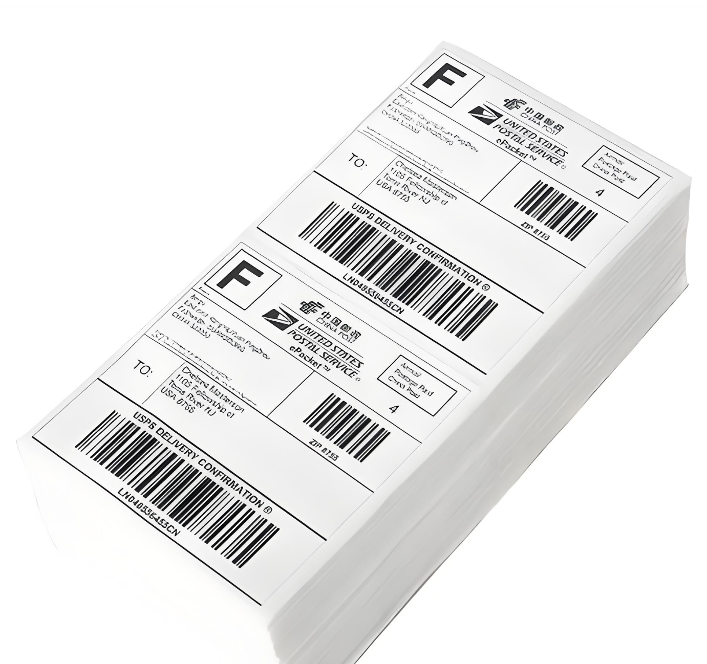 ม้วนกระดาษฉลากความร้อนรหัส QR อัตราการสแกนสูง