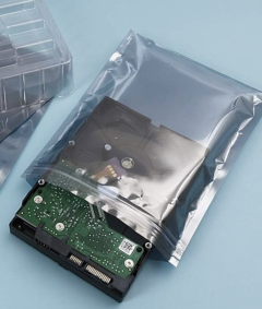 ฟิล์มอลูมิเนียมพลาสติกบรรจุภัณฑ์อุปกรณ์อิเล็กทรอนิกส์ป้องกัน ESD