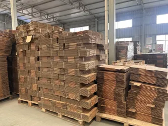 Hộp <span>carton</span> vận chuyển nhấp nhô tái chế tiêu chuẩn
