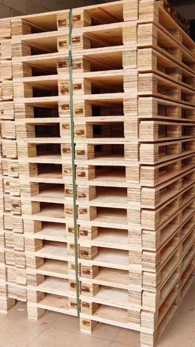 Collapsible IPPC Fumigated Wooden Pallet Crate
