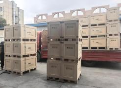 กล่องกระดานไม้ชั้นพับได้ ใช้ซ้ำได้ ผ่านการฆ่าเชื้อ ISPM15