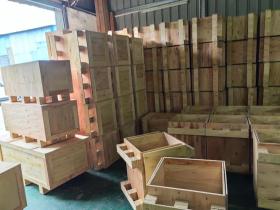 กล่องไม้สนระดับอาหารที่ผ่านการฆ่าเชื้อ สำหรับส่งออกสินค้าทางการเกษตรและอาหาร