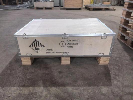 UN-certified Dangerous Goods Fumigated Wooden Shipping Case