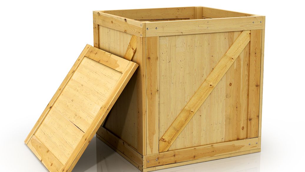 Precision Instrument Special ISPM15 Fumigated Wooden Case