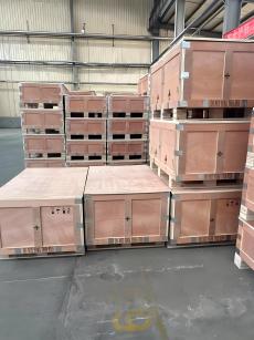 大型機器分割式ISPM15燻蒸処理木製クレート