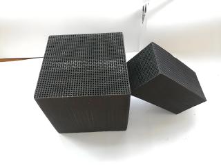 ถ่านกัมพูชาที่ดัดแปลงเพื่อขจัดซัลเฟอร์ไดออกไซด์และไนโตรเจนออกไซด์