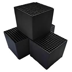 ถ่านกัมพูชาแบบรังผึ้งผสมฐานสำหรับฟอกน้ำ