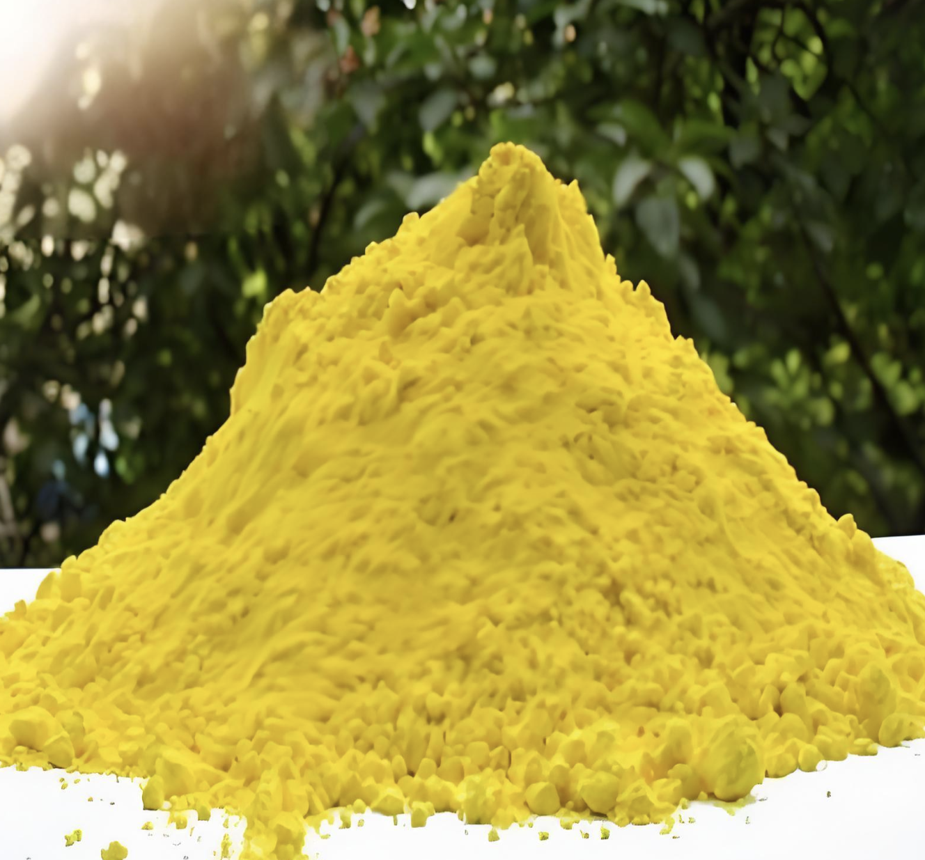 Oxyde de fer jaune transparent alimentaire pour emballages plastiques