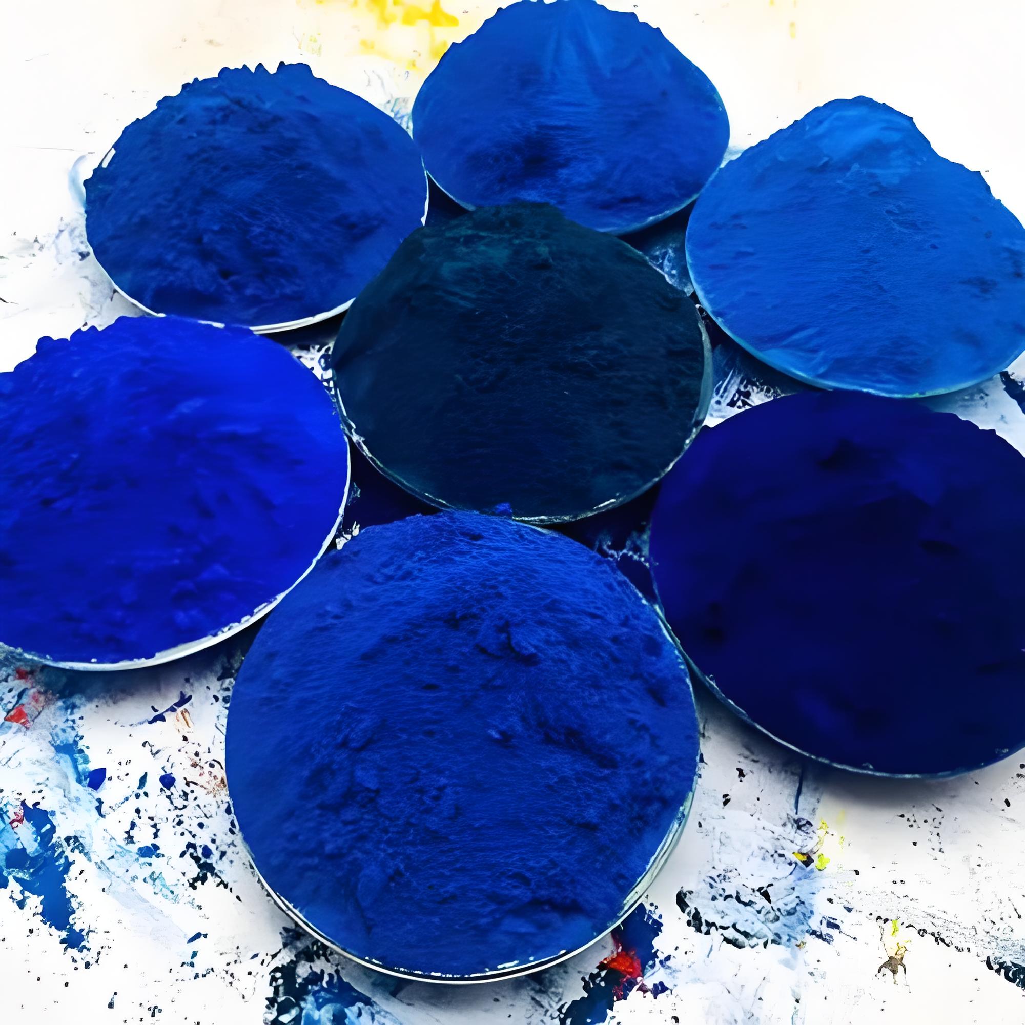 เม็ดสีออกไซด์เหลือสีน้ำเงินระดับอาหาร สำหรับการสีพลาสติก