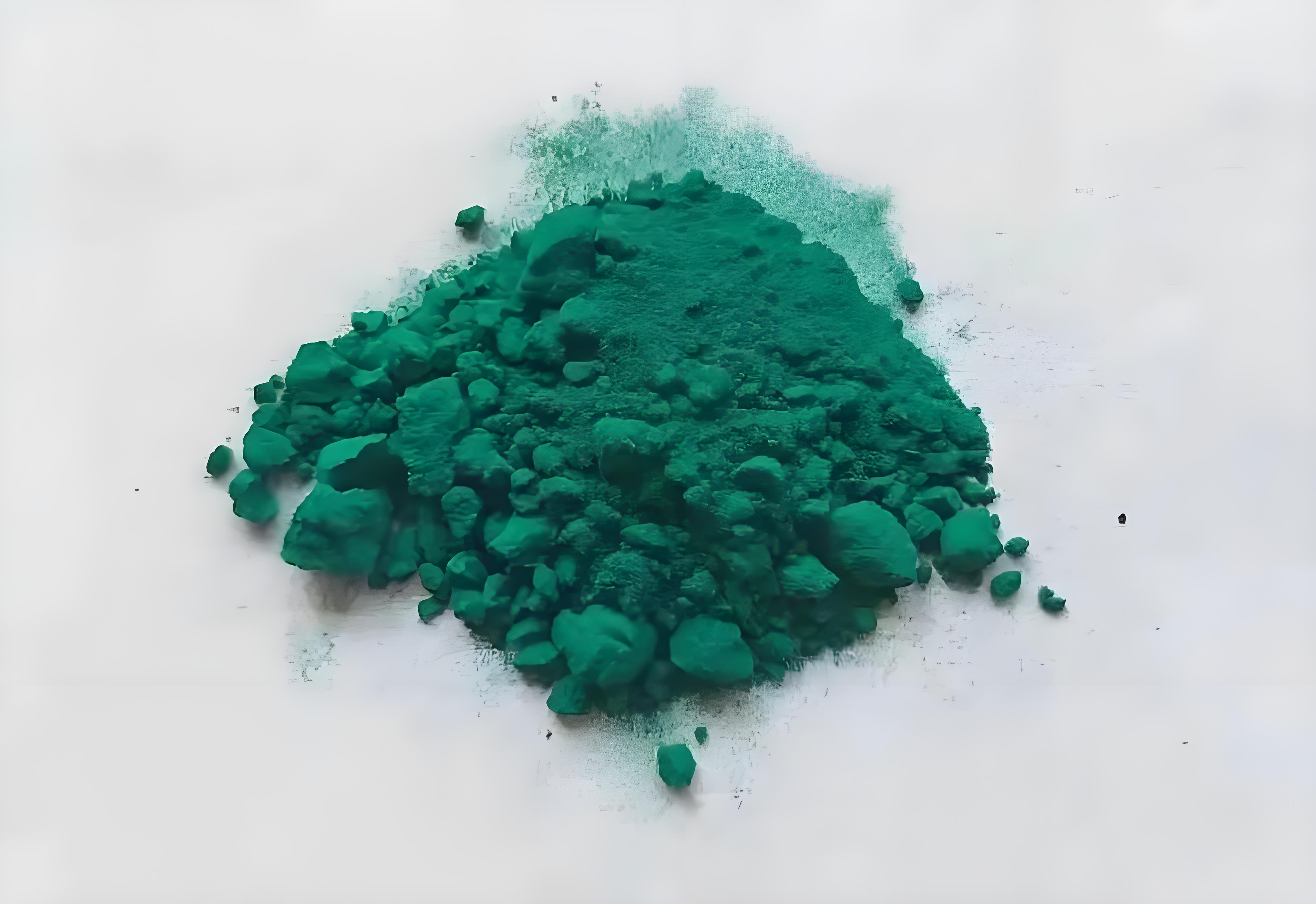 Oxyde de fer vert haute résistance aux intempéries pour encres à base d'eau