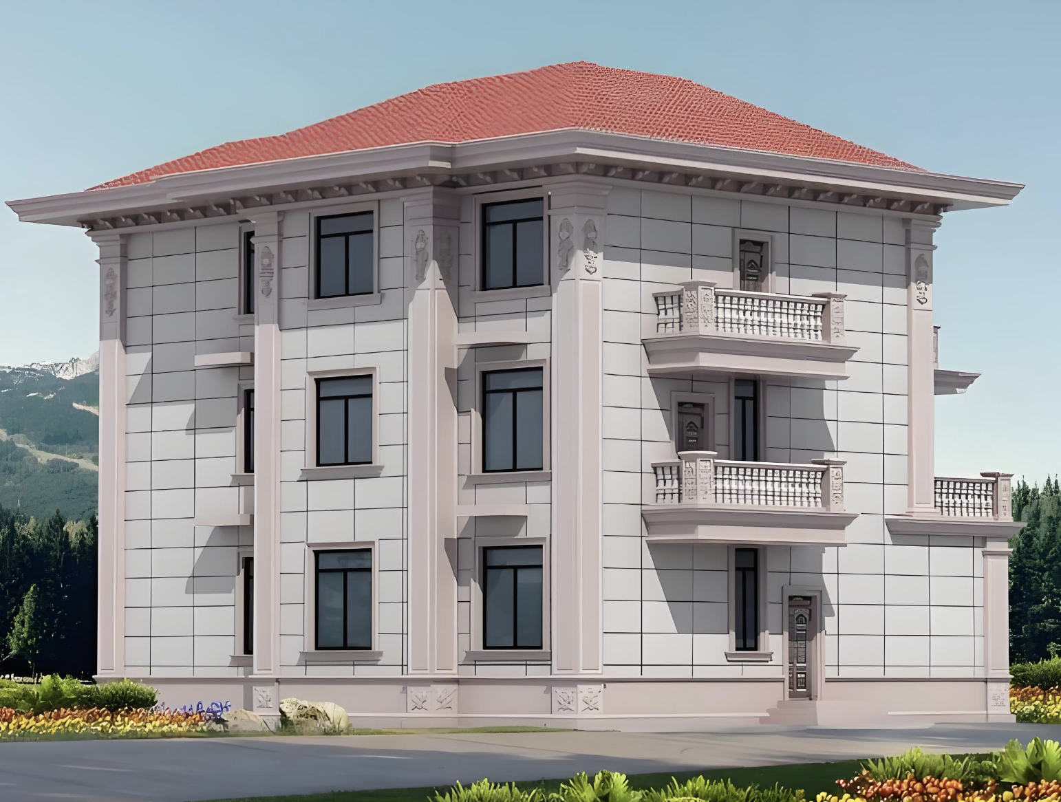 Premium Weatherproof Exterior Real Stone Paint