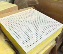 แผนอลูมิเนียมเพดานกันเสียงรูขุดจุลทรรศน์