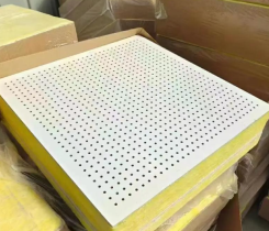 แผนอลูมิเนียมเพดานกันเสียงรูขุดจุลทรรศน์