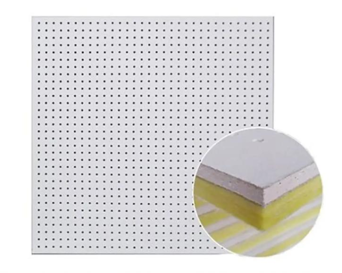 แผนอลูมิเนียมเพดานกันเสียงรูขุดจุลทรรศน์