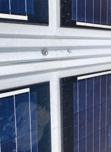 แผ่นอะลูมิเนียมประดับอาคารผสมโฟโตโวลติก BIPV