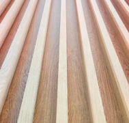 แผนอลูมิเนียมชั้นบางลายไม้โบราณด้วยเทคนิคถ่ายพิมพ์ถ่ายโอน