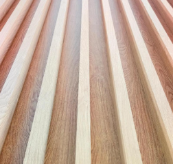 แผนอลูมิเนียมชั้นบางลายไม้โบราณด้วยเทคนิคถ่ายพิมพ์ถ่ายโอน