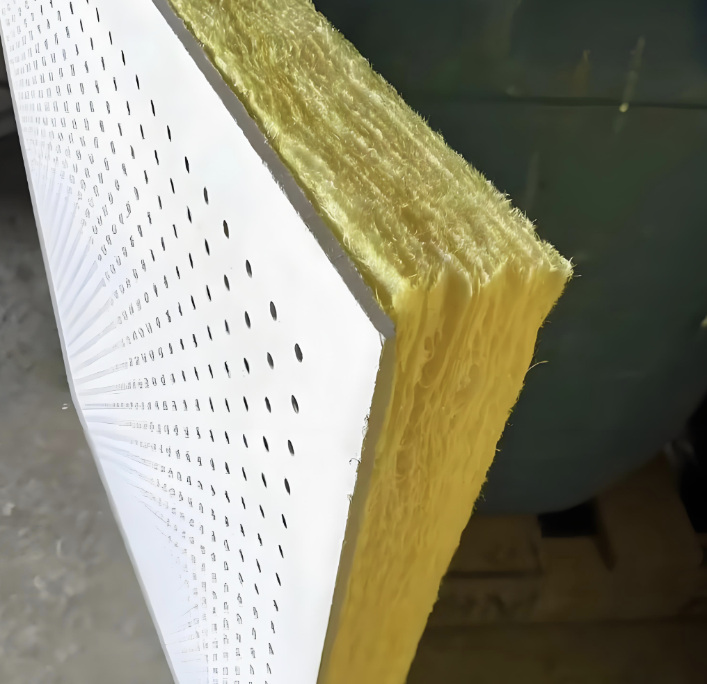 Perforated Sound-Absorbing Panel (Rock Wool Core Office Version)