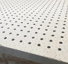 Panneau acoustique perforé en laine <span>minérale</span>