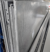 Panneau acoustique perforé en alliage d'aluminium