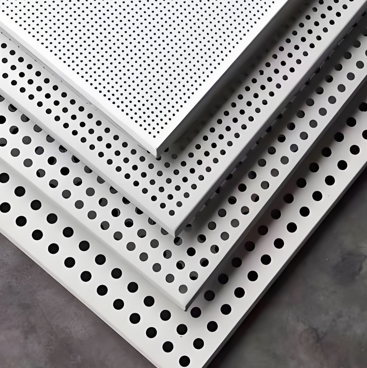 Panel Akustik Berlubang Paduan Aluminium