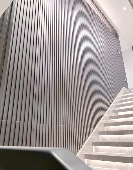 Panel Dinding Aluminium-Magnesium-Mangan dengan Pengikat Tersembunyi