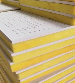 Papan Gypsum Drywall Penyerap Suara