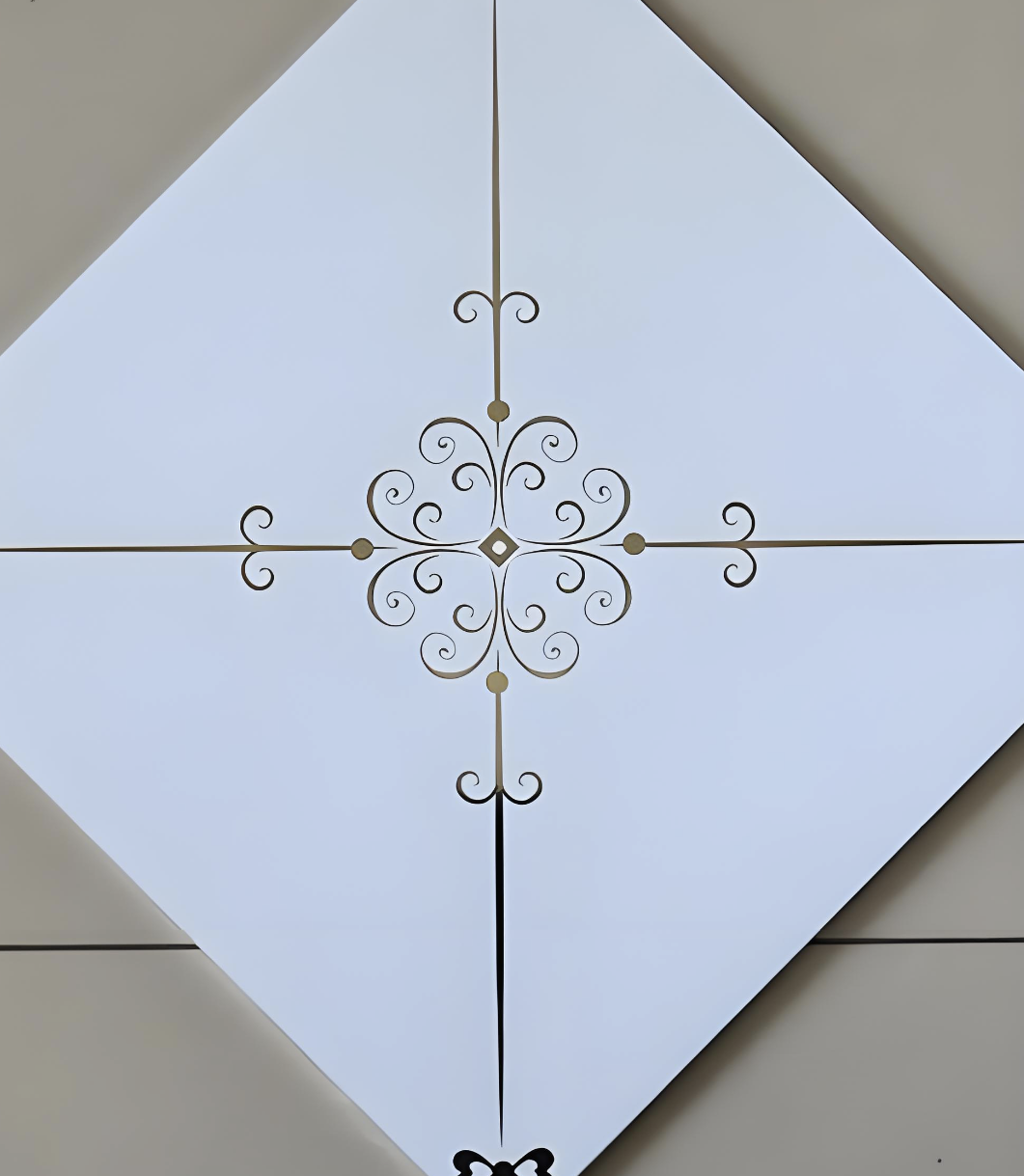 Customized Artistic Texture Aluminum Gusset Plate