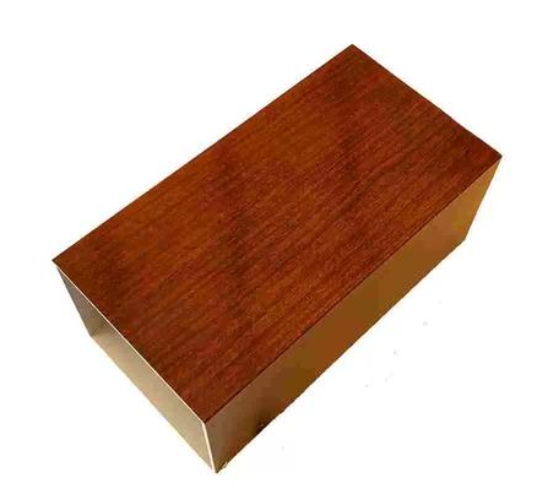 Wood Grain Transfer Printing Aluminum Square Tube