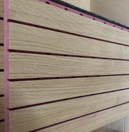 Tấm vân gỗ có rãnh cách âm