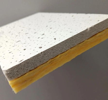 แผ่นเสียงดักเสียงคอมโพสิตวูลหิน