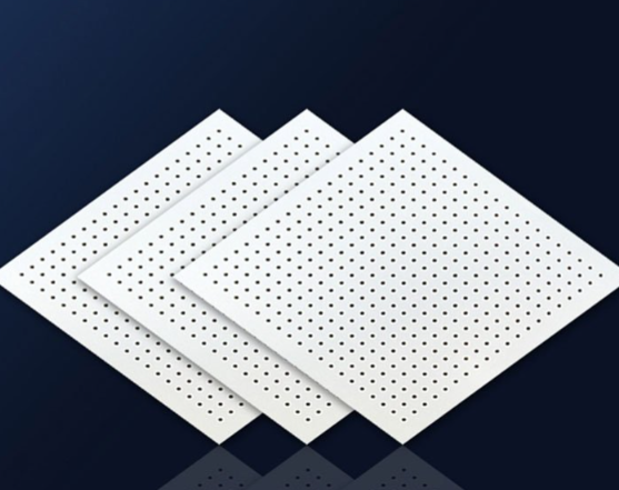 Tấm cách âm kim loại có lỗ xỏ