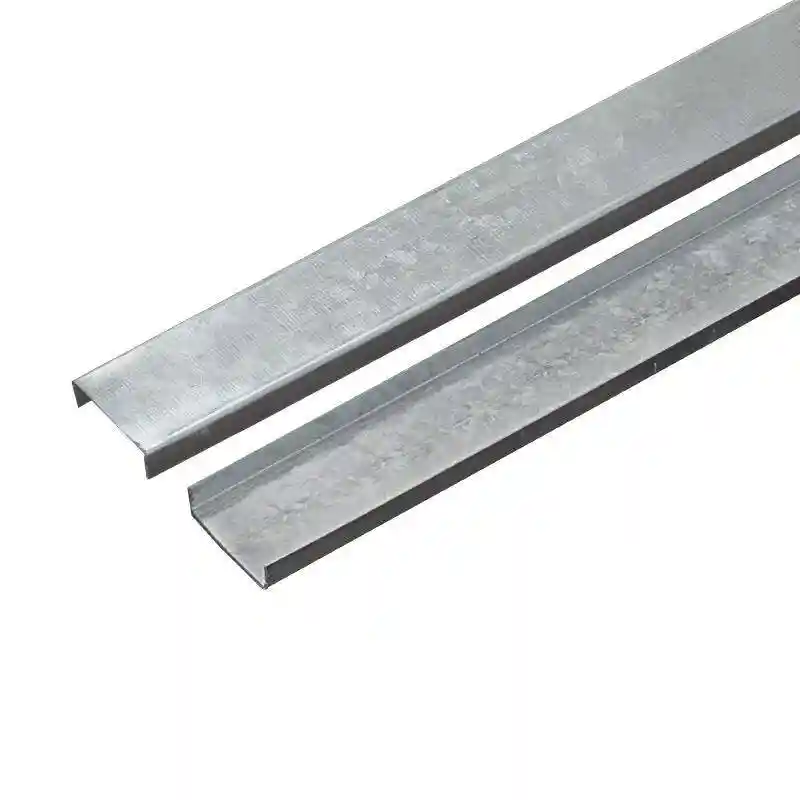 Profil porteur en alliage d'aluminium pour cloison intérieure robuste