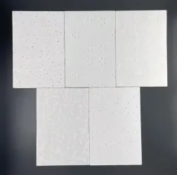 แผ่นซิลิเกตแคลเซียมดูดเสียงที่เจาะรู