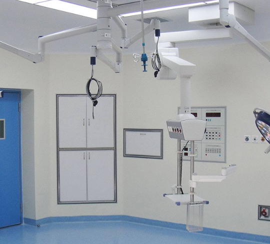 Rail médical pour salle blanche de bloc opératoire