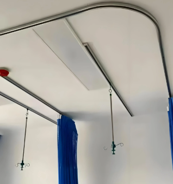 Rail médical de perfusion pour chambres d’hôpital