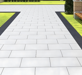 Gạch PC giống đá tự nhiên chống trượt, công suất lớn dành cho quảng trường đô thị