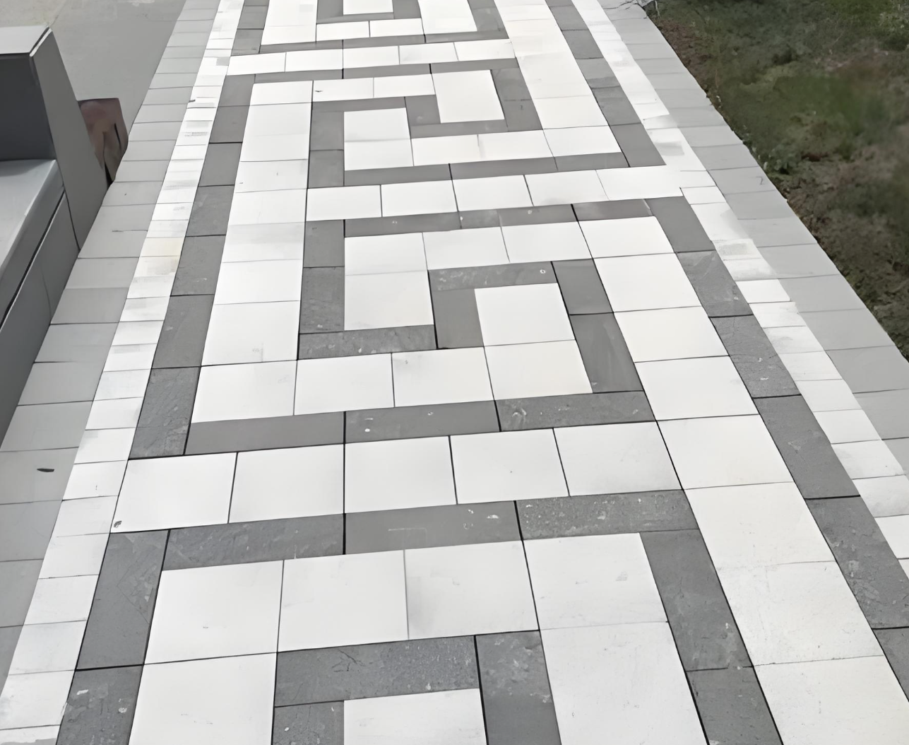 Gạch PC giống đá cảnh quan vườn cổ xưa