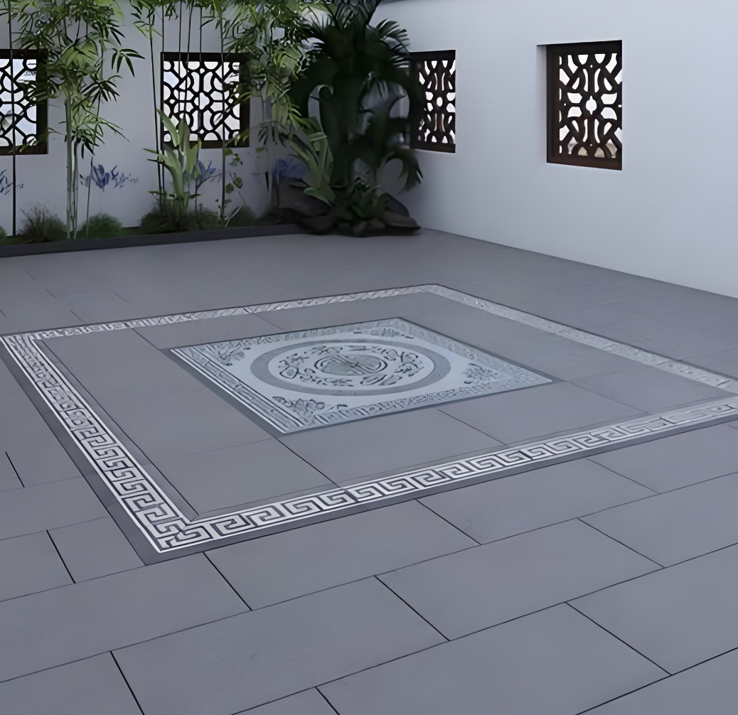 Gạch PC giống đá cảnh quan vườn cổ xưa