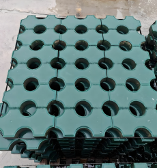 Pavés de gazon légers en résine polymère