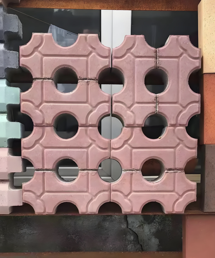 Batu Rumput Beton Lanskap Gaya Antik