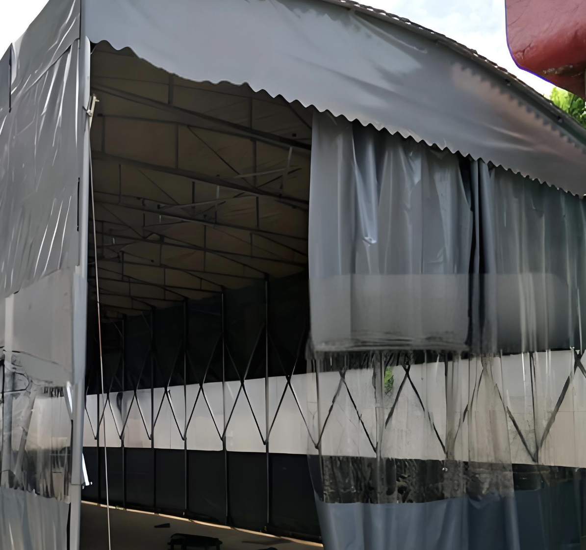Exhibition Event Push-Pull Canopy with Transparent Walls