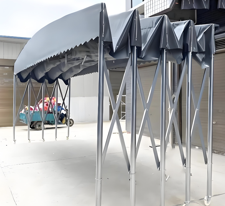 Commercial Street Stall Push-Pull Canopy