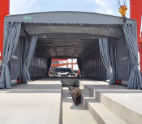 Warehouse Logistics Oversized Retractable Canopy